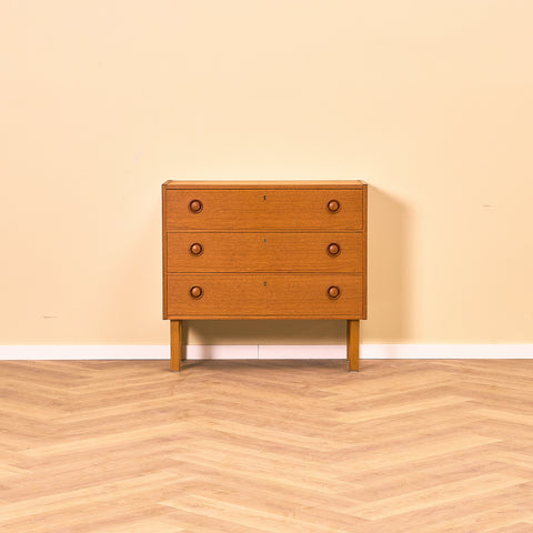 Swedish chest of drawers in teak