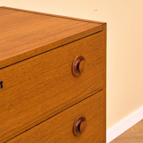 Swedish chest of drawers in teak