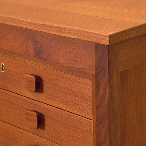 Danish writing desk in teak by Domino møbler