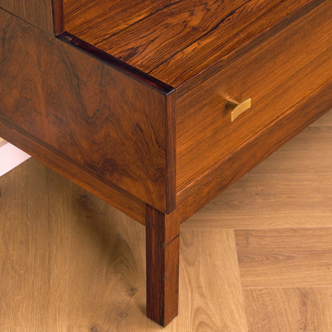 Swedish bookshelf in Santos rosewood, model 'Excellent', by IKEA