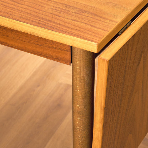 Swedish rectangular dining table in teak and beech