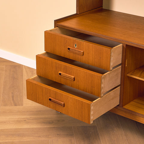 Swedish bookshelf in teak