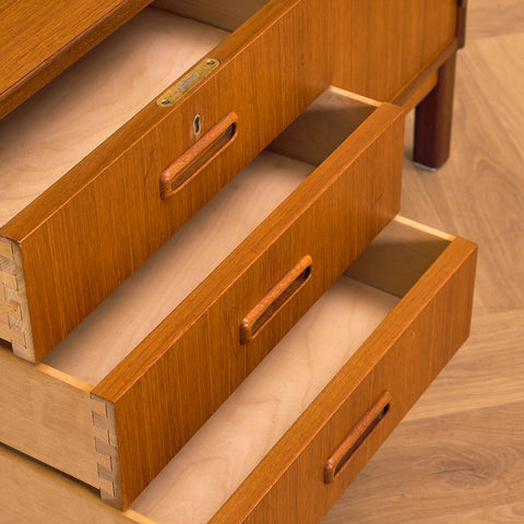 Swedish bookshelf in teak