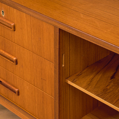 Swedish bookshelf in teak
