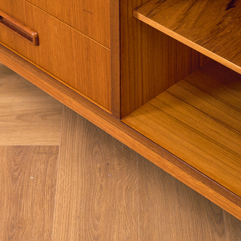 Swedish bookshelf in teak