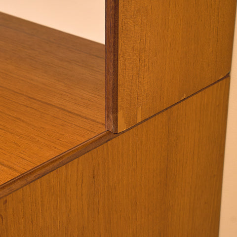 Swedish bookshelf in teak