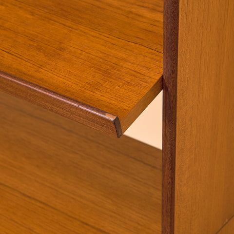 Swedish bookshelf in teak