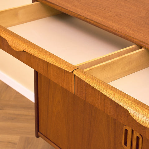 Swedish sideboard in teak, model 'Trivsel', by Breo möbler