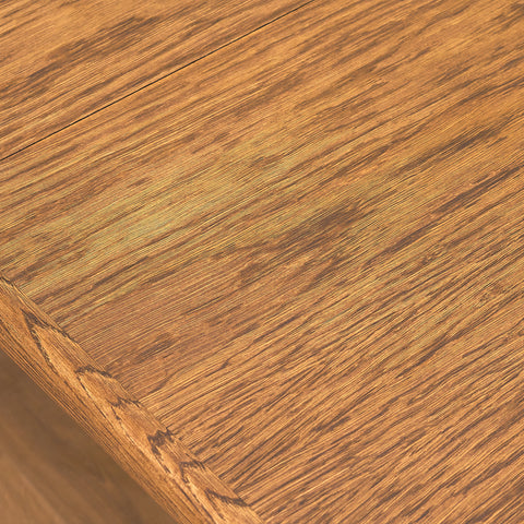 Danish oval dining table in smoked oak by Skovby
