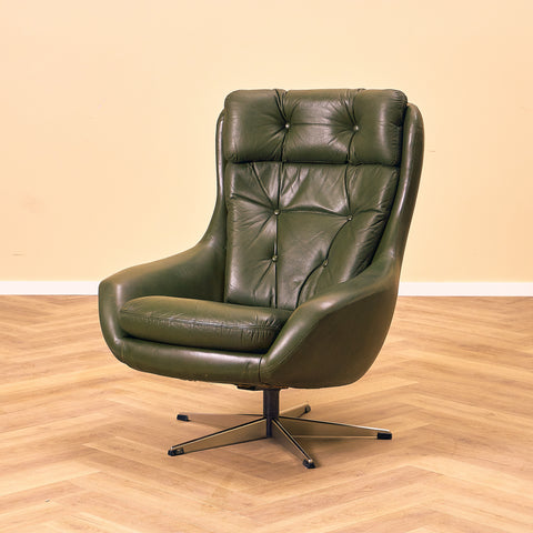 Danish armchair by H.W. Klein Swivel for Bramin