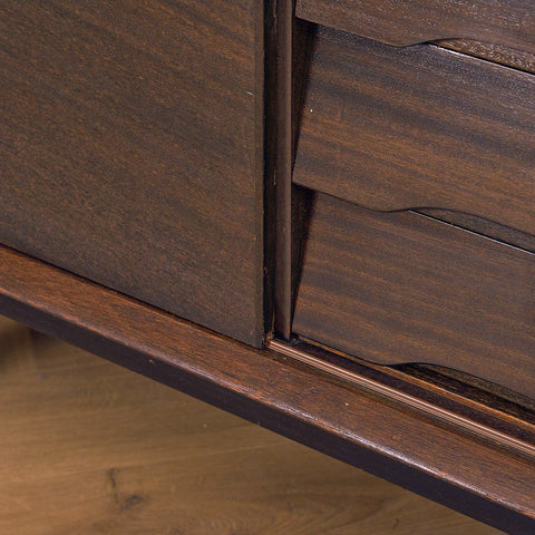 Danish sideboard in mahogany by Henry Rosengren Hansen for Skovby