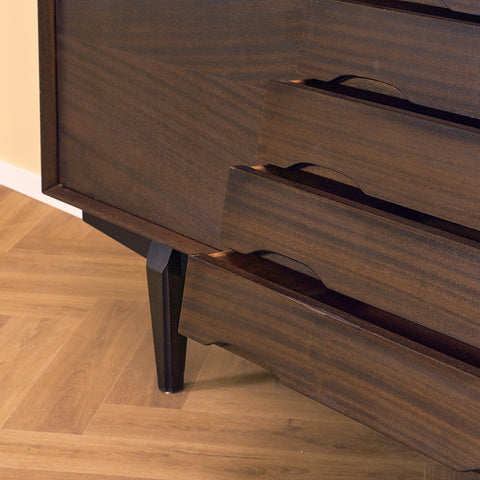 Danish sideboard in mahogany by Henry Rosengren Hansen for Skovby