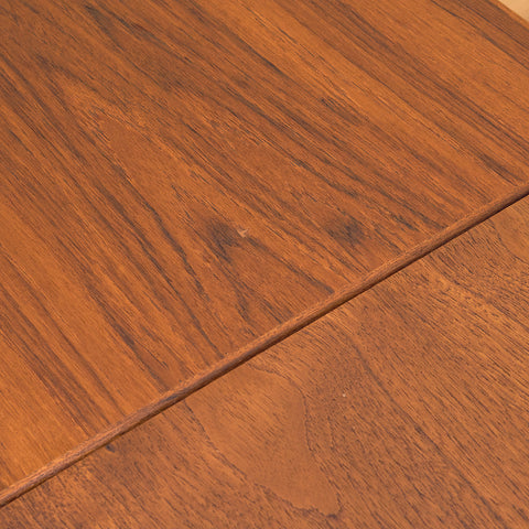 Danish square dining table in teak