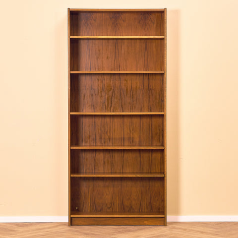 Large Swedish bookshelf in teak