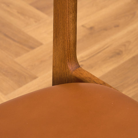 Danish dining chairs in solid oak by Vamo Sønderborg