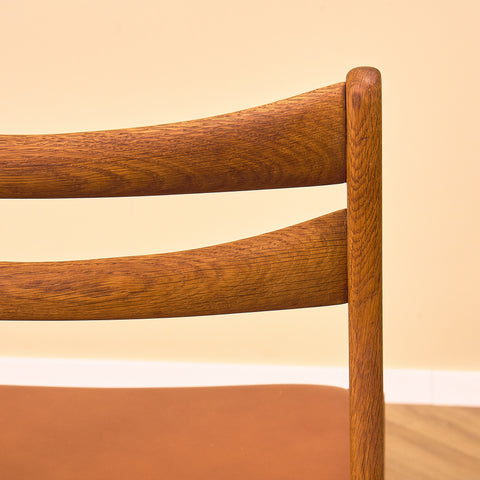 Danish dining chairs in solid oak by Vamo Sønderborg