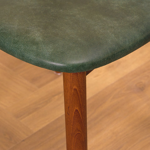 Danish dining chairs in teak by Harry Østergaard for A/S Randers Møbelfabrik