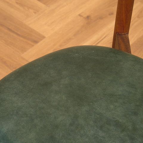 Danish dining chairs in teak by Harry Østergaard for A/S Randers Møbelfabrik