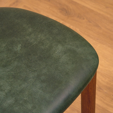 Danish dining chairs in teak by Harry Østergaard for A/S Randers Møbelfabrik