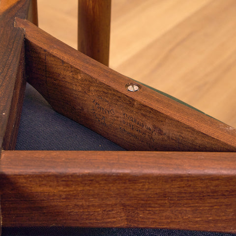 Danish dining chairs in teak by Harry Østergaard for A/S Randers Møbelfabrik