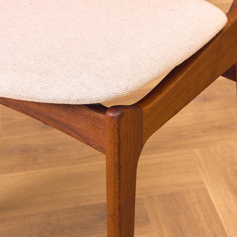 Danish dining chairs in teak