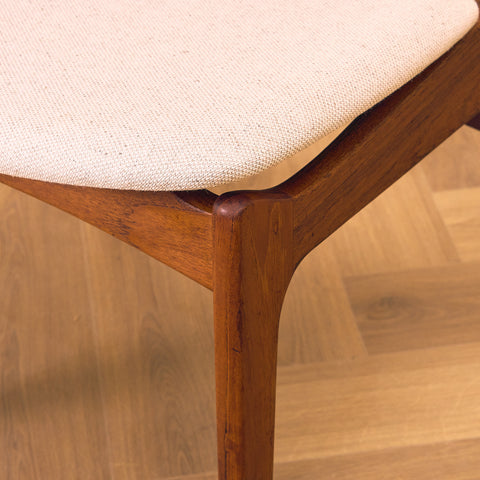 Danish dining chairs in teak