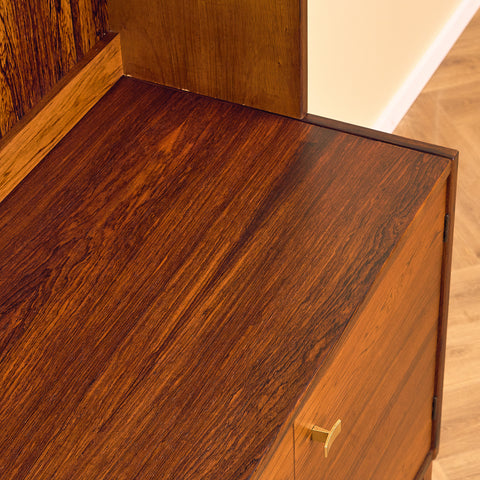 Swedish bookshelf in Santos rosewood, model 'Excellent', by IKEA
