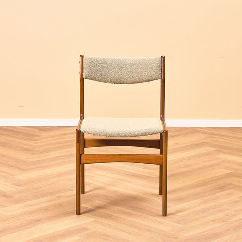 Danish set of 6 dining chairs by Erik Buch for Nova Stolefabrik