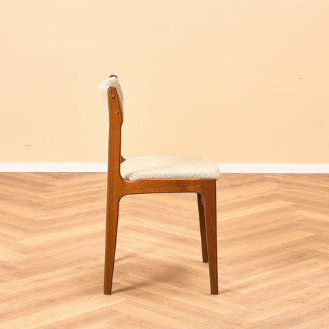 Danish set of 6 dining chairs by Erik Buch for Nova Stolefabrik