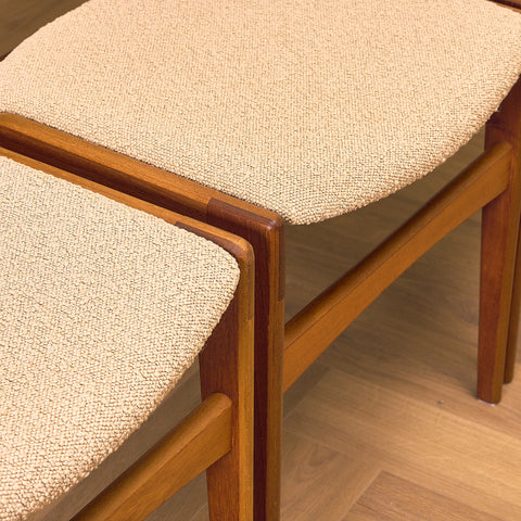 Danish set of 6 dining chairs by Erik Buch for Nova Stolefabrik