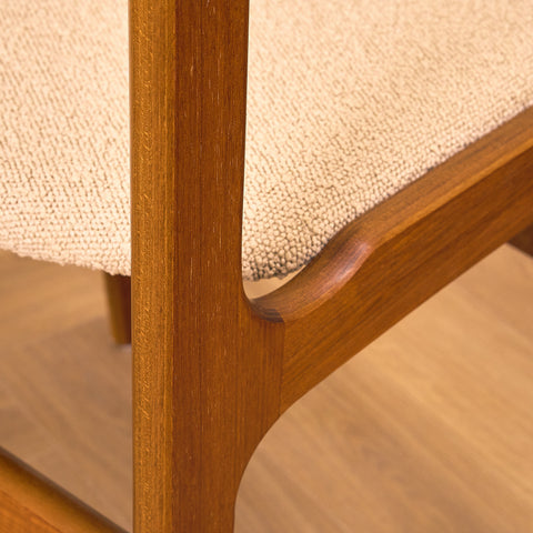 Danish set of 6 dining chairs by Erik Buch for Nova Stolefabrik