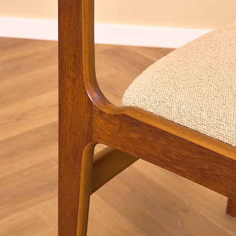 Danish set of 6 dining chairs by Erik Buch for Nova Stolefabrik