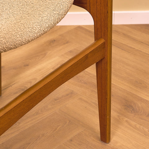 Danish set of 6 dining chairs by Erik Buch for Nova Stolefabrik