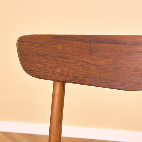 Danish dining chairs in teak & beech by Findahl, model 'Mosbøl'
