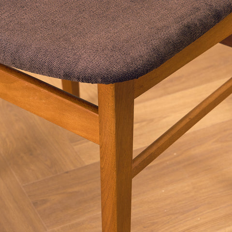 Danish dining chairs in teak & beech by Findahl, model 'Mosbøl'