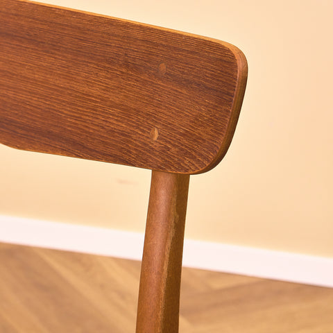 Danish dining chairs in teak & beech by Findahl, model 'Mosbøl'