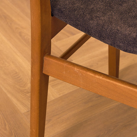 Danish dining chairs in teak & beech by Findahl, model 'Mosbøl'