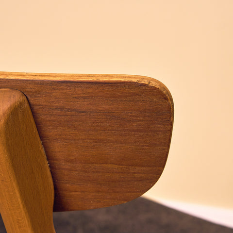 Danish dining chairs in teak & beech by Findahl, model 'Mosbøl'