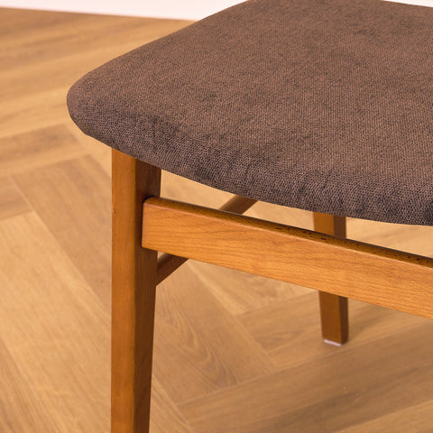 Danish dining chairs in teak & beech by Findahl, model 'Mosbøl'