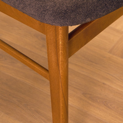 Danish dining chairs in teak & beech by Findahl, model 'Mosbøl'