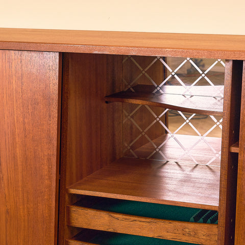 Danish highboard in teak