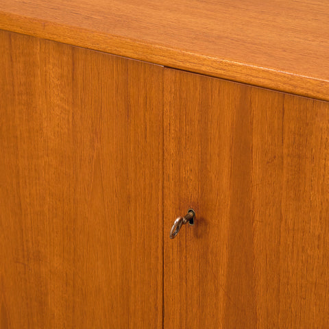 Swedish sideboard in teak and beech by IKEA