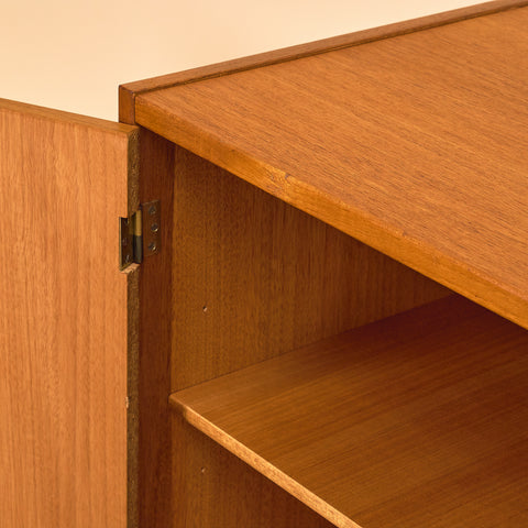 Swedish sideboard in teak and beech by IKEA