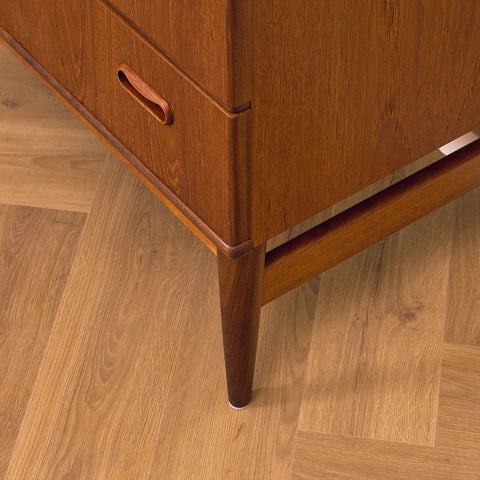 Danish chest of drawers in teak by Arne Vodder