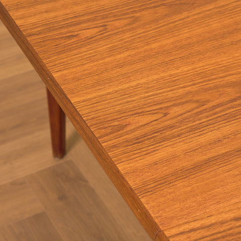 Danish round dining table in teak, model 55, by Omann Jun