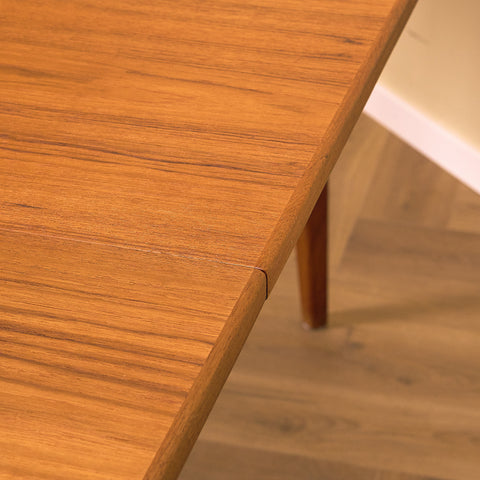 Danish round dining table in teak, model 55, by Omann Jun