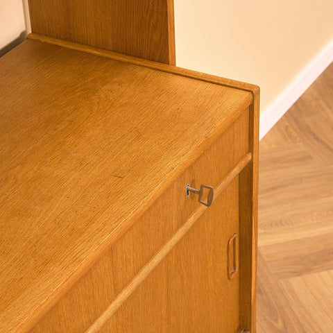 Swedish bookshelf in oak