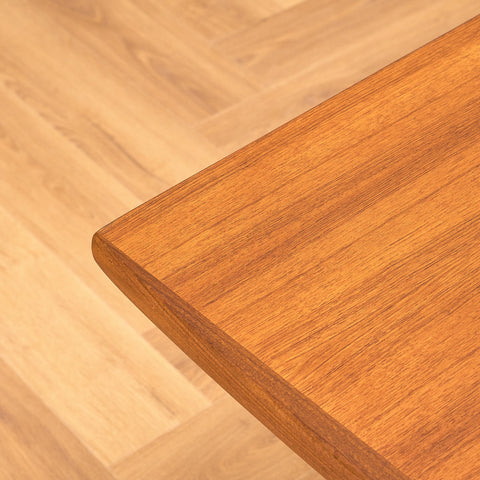 Swedish coffee table in teak and beech by Alberts, Tibro
