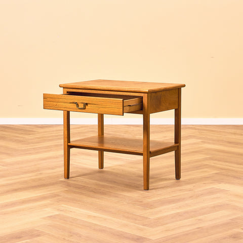 Swedish bedside tables in elm