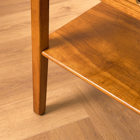 Swedish bedside tables in elm